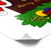 XMas Puppy Fotodruck (Ecke)