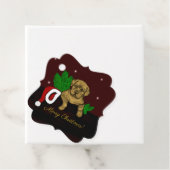 XMas Puppy Geschenkanhänger (Beispiel)