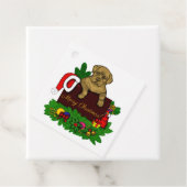 XMas Puppy Geschenkanhänger (Beispiel)