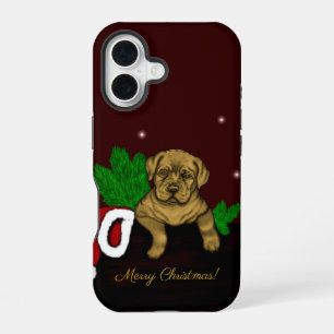 XMas Puppy iPhone 16 Hülle