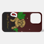XMas Puppy iPhone Hülle (Rückseite (Horizontal))