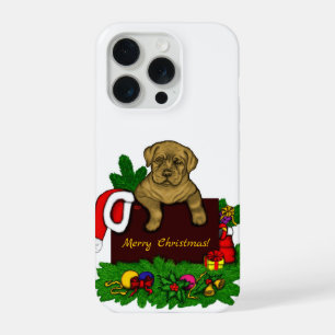 XMas Puppy iPhone 15 Pro Hülle