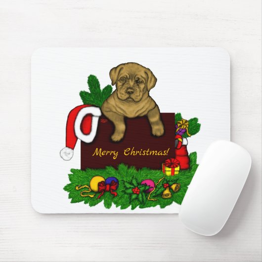 XMas Puppy Mousepad (Mit Mouse)
