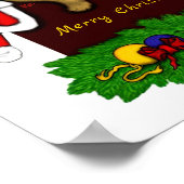 XMas Puppy Poster (Ecke)