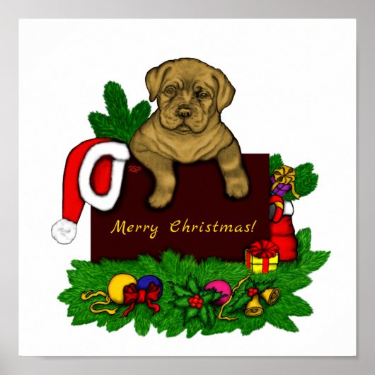 XMas Puppy Poster (Vorne)