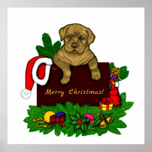 XMas Puppy Poster