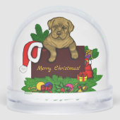 XMas Puppy Schneekugeln (Rückseite)