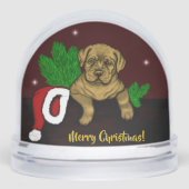 XMas Puppy Schneekugeln (Vorderseite)