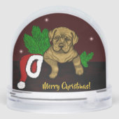 XMas Puppy Schneekugeln (Rückseite)