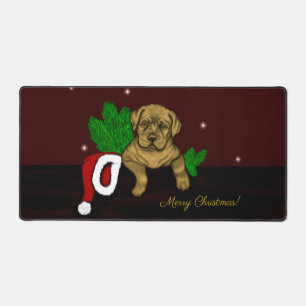 XMas Puppy Schreibtischunterlage
