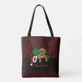 XMas Puppy Tasche (Rückseite)