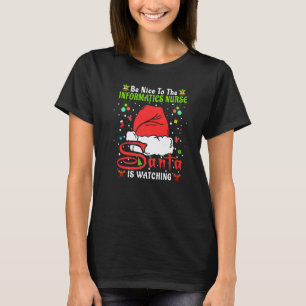 Xmas-Pyjamas Sei nett zu der Informatik-Krankensch T-Shirt