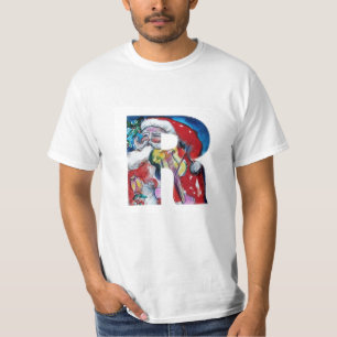 XMAS R SCHREIBEN /SANTA CLAUS MIT VIOLIN MONOGRAMM T-Shirt