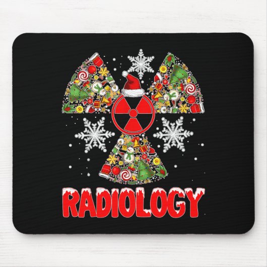 Xmas Radiology Christmas Radiologist Xray Tech Cut Mousepad (Vorne)