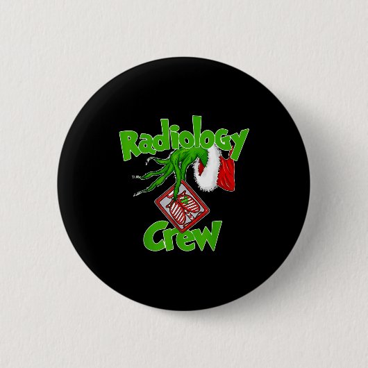 Xmas Radiology Christmas Radiologist Xray Tech Fun Button (Vorderseite)
