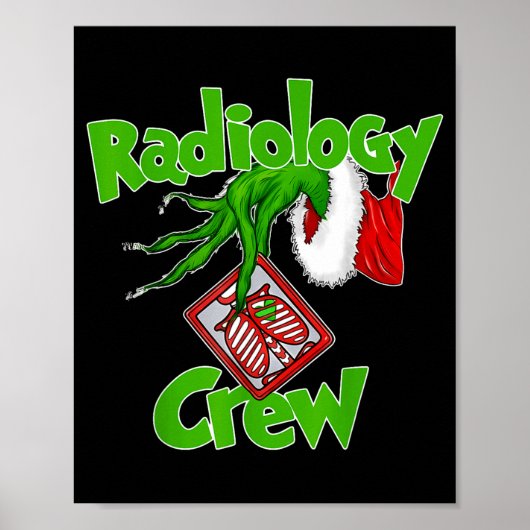 Xmas Radiology Christmas Radiologist Xray Tech Fun Poster (Vorne)