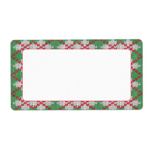 XMAS RAUTE STRICK 2"x3.75"-Labels