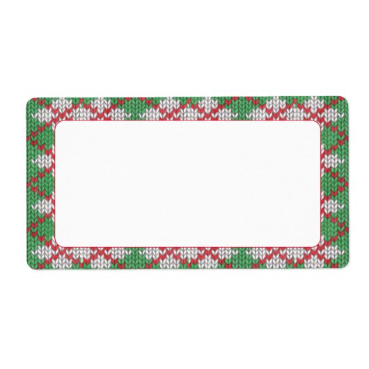 XMAS RAUTE STRICK 2"x3.75"-Labels (Vorne)
