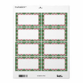 XMAS RAUTE STRICK 2"x3.75"-Labels (Vorne)
