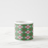 XMAS RAUTE STRICK Espresso Cup Espressotasse (Vorderseite)