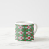XMAS RAUTE STRICK Espresso Cup Espressotasse (Vorderseite Rechts)