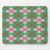 XMAS RAUTE STRICK Mouse Pad Mousepad (Vorne)