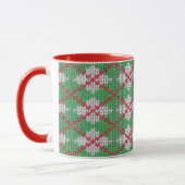 XMAS RAUTE STRICK Red Combo Tasse (Links)