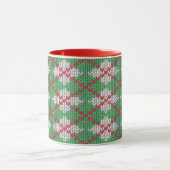 XMAS RAUTE STRICK Red Combo Tasse (Zentrum)