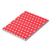Xmas Red Circle Notizblock (Rotiert)
