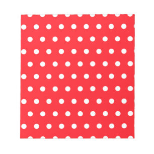 Xmas Red Circle Notizblock