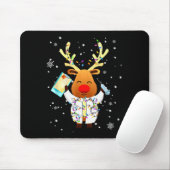 Xmas Reindeer Doctor Reindeer Lover Funny Christma Mousepad (Mit Mouse)
