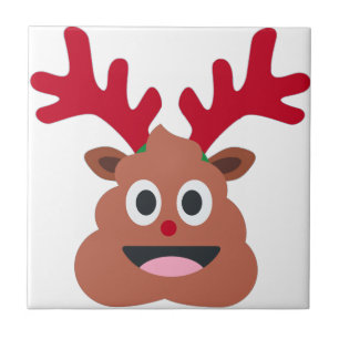 xmas reindei emoji fliese