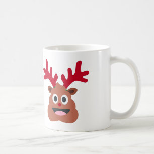 xmas reindei emoji kaffeetasse