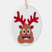 xmas reindei emoji keramik ornament (Rechts)