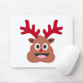 xmas reindei emoji mousepad (Mit Mouse)
