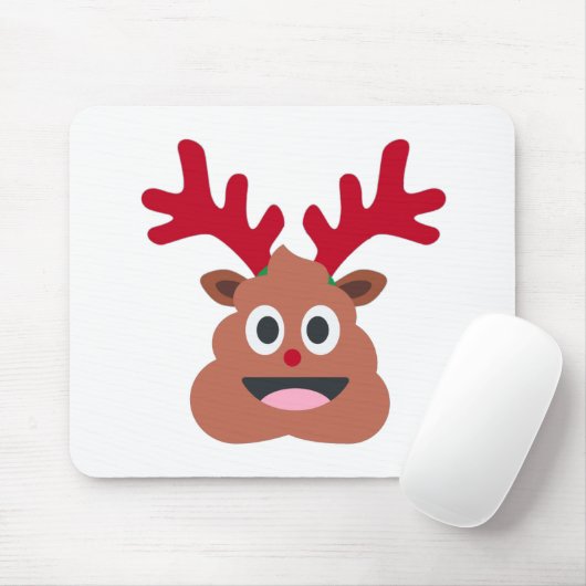 xmas reindei emoji mousepad (Mit Mouse)