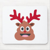 xmas reindei emoji mousepad (Vorne)