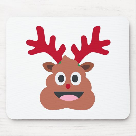 xmas reindei emoji mousepad (Vorne)
