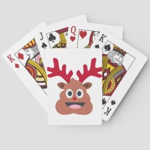 xmas reindei emoji spielkarten
