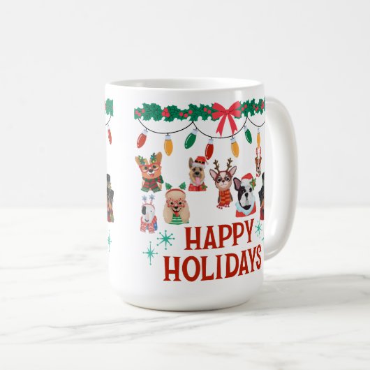 xmas roof coffee mug 15oz kaffeetasse (VorderseiteRechts)