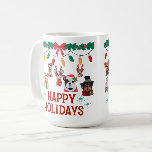 xmas roof coffee mug 15oz kaffeetasse (Vorderseite Links)