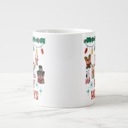 Xmas Roof coffee specialty mug Jumbo-Tasse (Vorderseite)