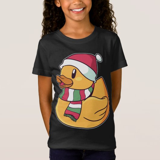 Xmas Rubber Ducky Duckie Duck Weihnachtsgeschenk N T-Shirt (Vorderseite)