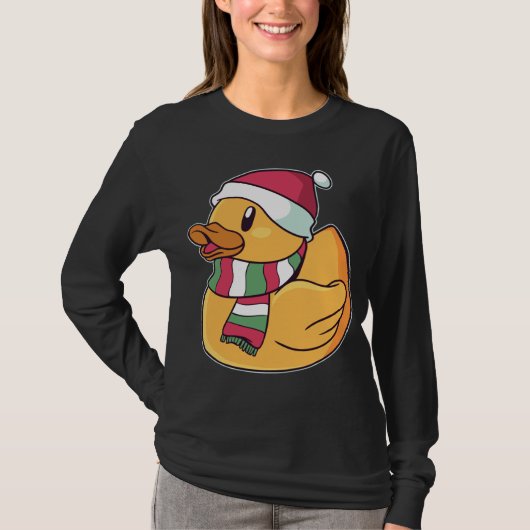 Xmas Rubber Ducky Duckie Duck Weihnachtsgeschenk N T-Shirt (Vorderseite)