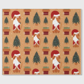 Xmas Rusty Santa Paws & Presentation Paper Geschenkpapier (Flach)