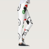 xmas santa cat Leggings (Rechts)