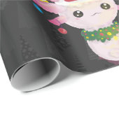 xmas santa claus axolotl geschenkpapier (Rolleneckpunkt)