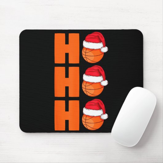 Xmas Santa Claus Basketball Christmas Mousepad (Mit Mouse)