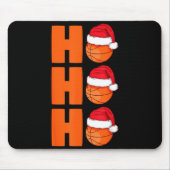 Xmas Santa Claus Basketball Christmas Mousepad (Vorne)