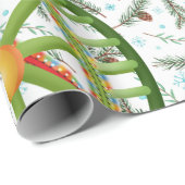 xmas santa claus hamster geschenkpapier (Rolleneckpunkt)